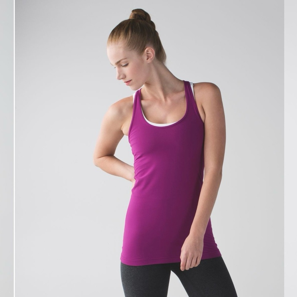 Lululemon Cool Racerback Reversible Tank - Regal Plum